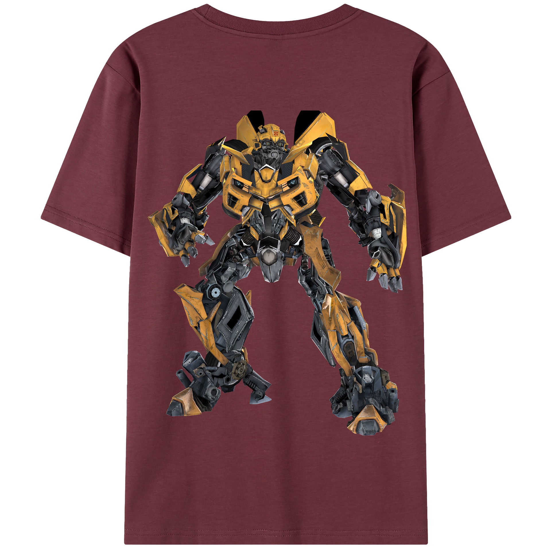 （画像用） Transformers トランスフォーマー 綿100％半袖Tシャツ（背面プリント）